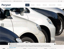Tablet Screenshot of peryser.com